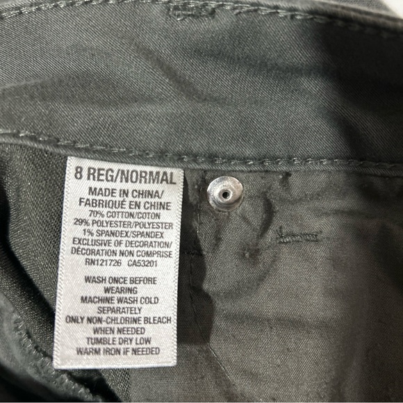 Aeropostale Ankle Jegging Women’s 8 Jeans Low Rise Dark Gray Casual Y2K Skinny - Picture 7 of 11